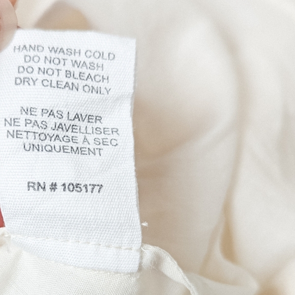 ULLA JOHNSON Rissa Dress Sand 100% Linen Midi Ruffle Tiered Cream Stripe 8 - Picture 9 of 14